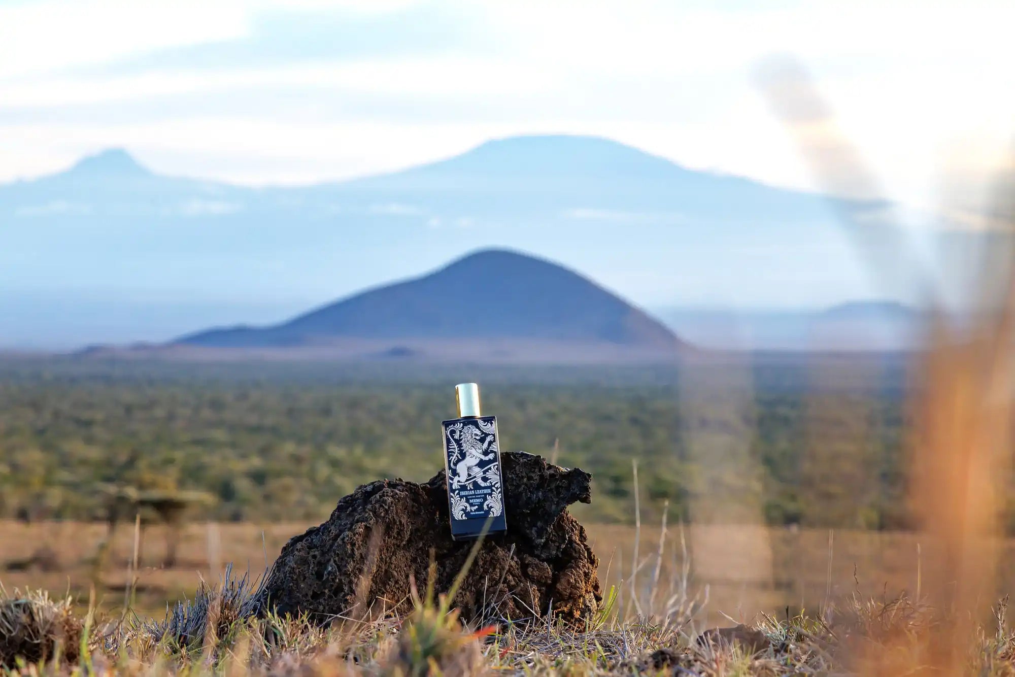 Decorated perfume bottle.